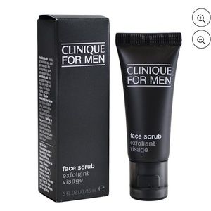 CLINIQUE For Men Face Scrub Exfoliant Travel Size 0.5oz/15ml NIB